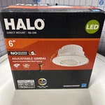 Halo In. Integrated Led Recessed Light, 5 Selectable Cct, 600/1000 Lumens. Fixed Price $9.00.