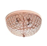 Elegant Designs FM1000-RGD 2 Light Elipse Crystal Flush Mount Ceiling Nob!. Fixed Price $29.97.