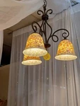 Quoizel Monterey Mosaic Three Light Chandelier Retired. Fixed Price $295.00.