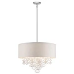 Elan Piatt Lt Pendant, Chrome/white Hardback - 83245. Fixed Price $964.99.