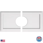 Ekena Millwork CMP24X12RE2-06000 Rectangle Architectural Grade Pvc Contemporary. Fixed Price $75.15.