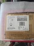 Quoizel Pendant Light With Seeded Glass, Nickel, New Sealed. Fixed Price $29.00.