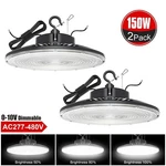 Kukuppo (2PACK) 480V Led High Bay Light Fixture 150W 5000K Warehouse Garage Lamp. Fixed Price $162.87.