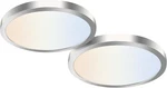 Hykolity Pack 12 Selectable Cct Led Round Flat Inch, Brush Nickel. Fixed Price $54.78.