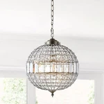 Jonathan 16" Contemporary Crystal/metal Led Pendant, Antique Brass. Fixed Price $235.99.