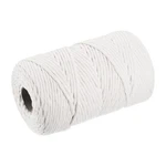Cotton Rope Twisted Braided Single Strand Cord, Milky White 200M/219 .... Fixed Price $25.41.