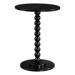 Classic Accents Venetian Islands Spindle Table Black Wood Finish. Fixed Price $86.47.