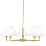 Z-lite 744-34R Leila 5 Light 34"W Chandelier Gold. Fixed Price $336.60.