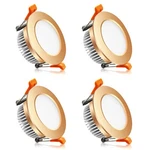 Ygs-tech 2 Inch Led Recessed Lighting Dimmable Gold. Fixed Price $29.99.