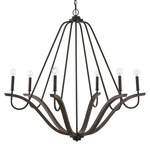 Capital Lighting 447662 Clive 43"W Candle Style - Carbon Grey / Black. Fixed Price $770.00.