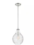 Quoizel Genie Pendant Light Brushed Nickel Model QPP4019BN. Fixed Price $49.99.