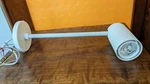 Intertek GX15 Light Monopoint Ceiling Fixture, White, Cuttable. Fixed Price $49.00.