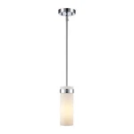 Bel Air Lighting Crosby 1-LIGHT Mini Pendant W/ Frosted Glass Shade, Chrome. Fixed Price $29.95.