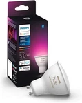 Philips Hue Smart 50W GU10 Led Bulb White And Ambiance 400LM Color-change. Fixed Price $59.95.