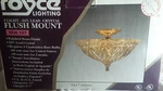 Royce Lighting Flush Mount Fixture. Fixed Price $34.99.