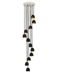 Shell Black Led Chandelier From The Nula Collection. Fixed Price $2239.00.