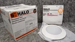 6 X Halo 70PS Recessed Ceiling Light Trim W/ Albalite Glass Lens Wet Rated. Fixed Price $29.99.