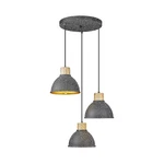 Jazava 3-LIGHT Pendant With Graphite Black Metal Shade, No Bulbs Included. Fixed Price $41.93.