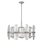 Fredrick Ramond Light Odette Chandelier, Polished Nickel - FR39215PNI. Fixed Price $1954.15.