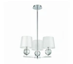 World Imports Speranza 3 Light Pendant Fixture, Glass Spheres- White Shades. Fixed Price $65.00.