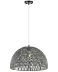 Jonathan JYL6504D Campana 20" 1-LIGHT Bohemian Modern Woven Rattan/iron Led Pe. Fixed Price $80.00.