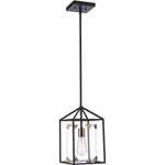 Craftmade P985FBSB1 Aaron Pendant Flat Black And Satin Brass. Fixed Price $200.34.