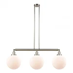 Innovations X-large Beacon 3-LT Island, Nickel/white 213-PN-G201-10. Fixed Price $682.88.