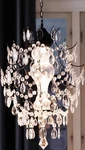 Ikea Crystal Chandelier Ceiling Fixture Modern Height-adjustable Matte Round. Fixed Price $49.99.
