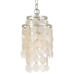 Crystorama Brielle 1 Light Mini Chandelier, Antique Silver BRI-3000-SA. Fixed Price $198.00.