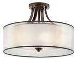 Kichler 42387MIZ Lacey 4-LIGHT Semi-flush In Mission Bronze. Fixed Price $664.99.