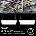 Pack 240W Led Linear High Bay Warehouse Light Fixture Factory 1000W Equivalent. Fixed Price $183.93.