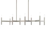 Livex Lighting 51178 Nickel Copenhagen 8-LIGHT 40"W Linear Chandelier. Fixed Price $579.96.
