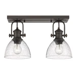 Golden Lighting 3118-2SF Hines 18"W Accent Ceiling Rubbed Bronze. Fixed Price $239.99.
