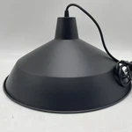 16 Pendant Light Matte Fixture Black Warehouse Hanging Shade Indoor Industrial. Fixed Price $36.95.