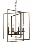 Millennium Lighting 3231 Bronze 4-LIGHT 20"W Chandelier. Fixed Price $153.97.