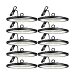 Amico 200W 10 Pack Ufo Led High Bay 28,000LM 5000K Lights .... Fixed Price $306.11.