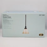 Hampton Bay Transitional Collection Pendant Fixture #397 208 Iron Oxide Finish. Fixed Price $24.95.
