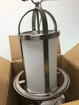 Progress Lighting P3701-09 Baycourt Single 12" Wide Pendant Brushed Nickel. Fixed Price $246.99.
