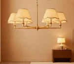 Tunkayli 39 Large Rattan Chandelier 6-LIGHT Hand-woven Boho Wicker Chandelie.... Fixed Price $54.99.