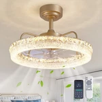 Crossio 20'' Ceiling Fan With Lights And Remote, 3000-6000K Dimmable Low Prof.... Fixed Price $219.12.