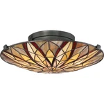 Quoizel TFVY140 Bronze Victory 2-LIGHT 17"W Flush Mount Ceiling Fixture. Fixed Price $231.99.