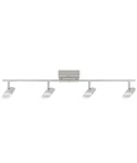 Globe Electric Delphine 39 4 Brushed Steel Led Integrated Track Lighting Kit. Fixed Price $89.99.