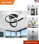 Compact Modern Ceiling Light 11" - Ideal For Hallway, Kitchen, Bathroom. Fixed Price $45.00.