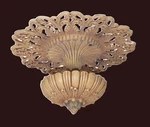 Vintage Riddle Lighting Co. Flushmount Ceiling Fixture. Fixed Price $195.00.