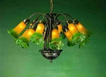 Meyda Tiffany 15997 Lilies 12 Light Chandelier - Multicolor. Fixed Price $727.05.