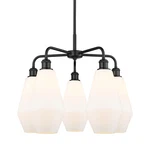 Innovations Lighting 516-5CR-20-25 Cindyrella Chandelier Matte Black / Cased. Fixed Price $992.20.