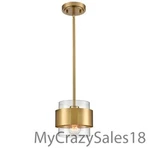 Claxy Brass Pendant Mini Glass Lighting. Fixed Price $66.23.
