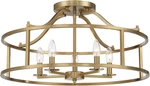 6-1679-5-322 Stockton Traditional Drum-shaped Open Frame Semi-flush, 5-LIGHT 300. Fixed Price $709.99.