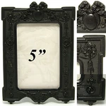 Antique Victorian Era Carte D'visite Sized Picture Frame, Ornate Gutta Percha. Fixed Price $195.00.
