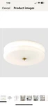 Kco Lighting Mid Century Modern Led Ceiling Lights White Glass L.... Fixed Price $98.00.